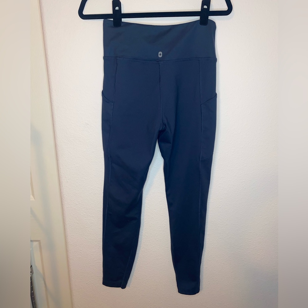 Figs Blue Leggings Athletic Comfort - Picture 1 of 5